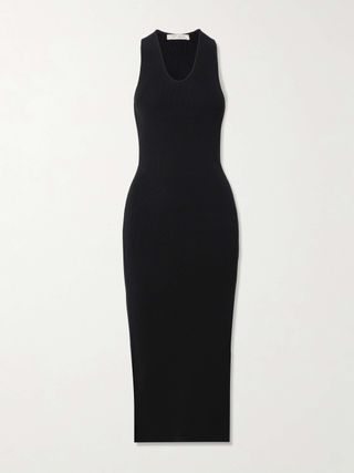 Asymmetric Tencel™ Lyocell-Blend Maxi Dress