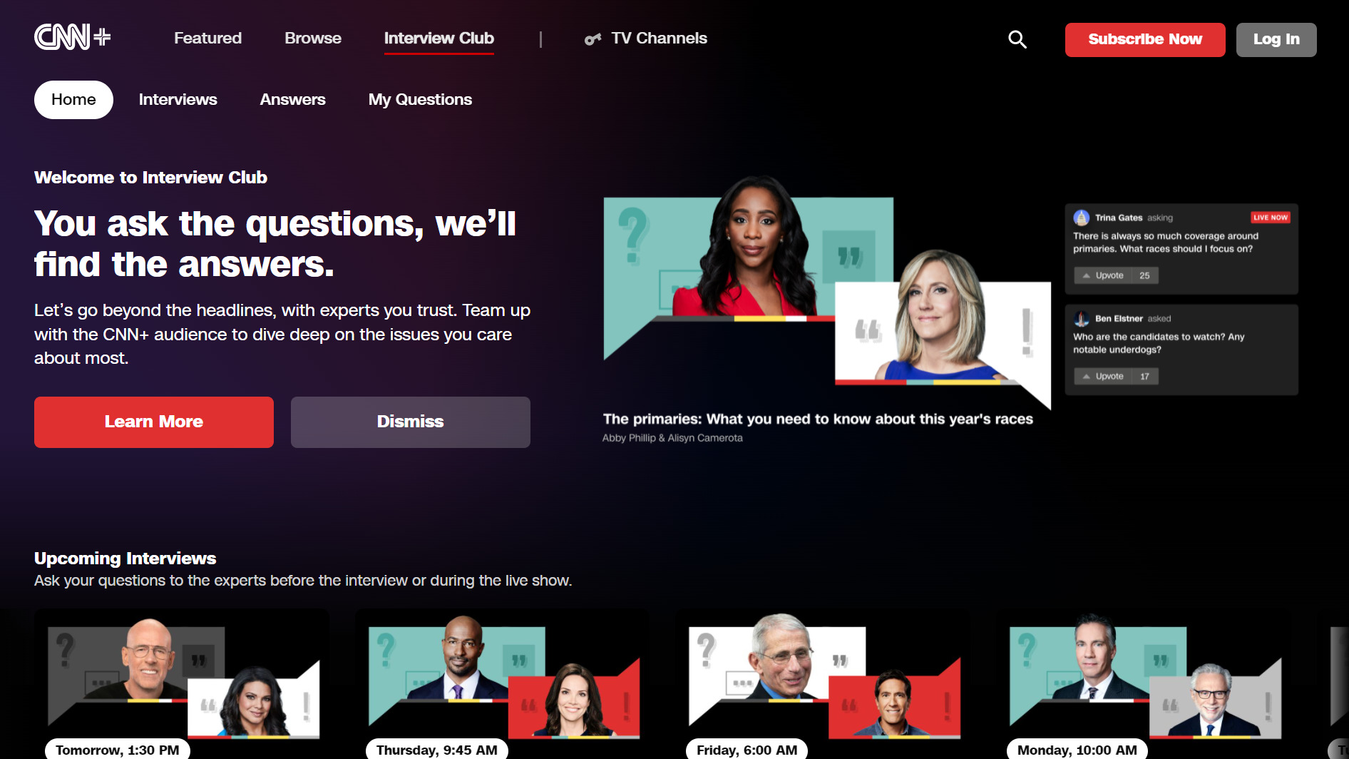 CNN+ Interview Club