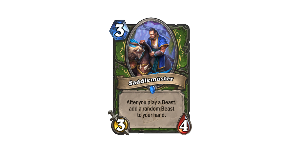 A card from the Darkmoon Races mini-set