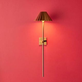 gold wall light