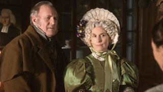 Peter Davison and Amelia Bullmore in Gentleman Jack