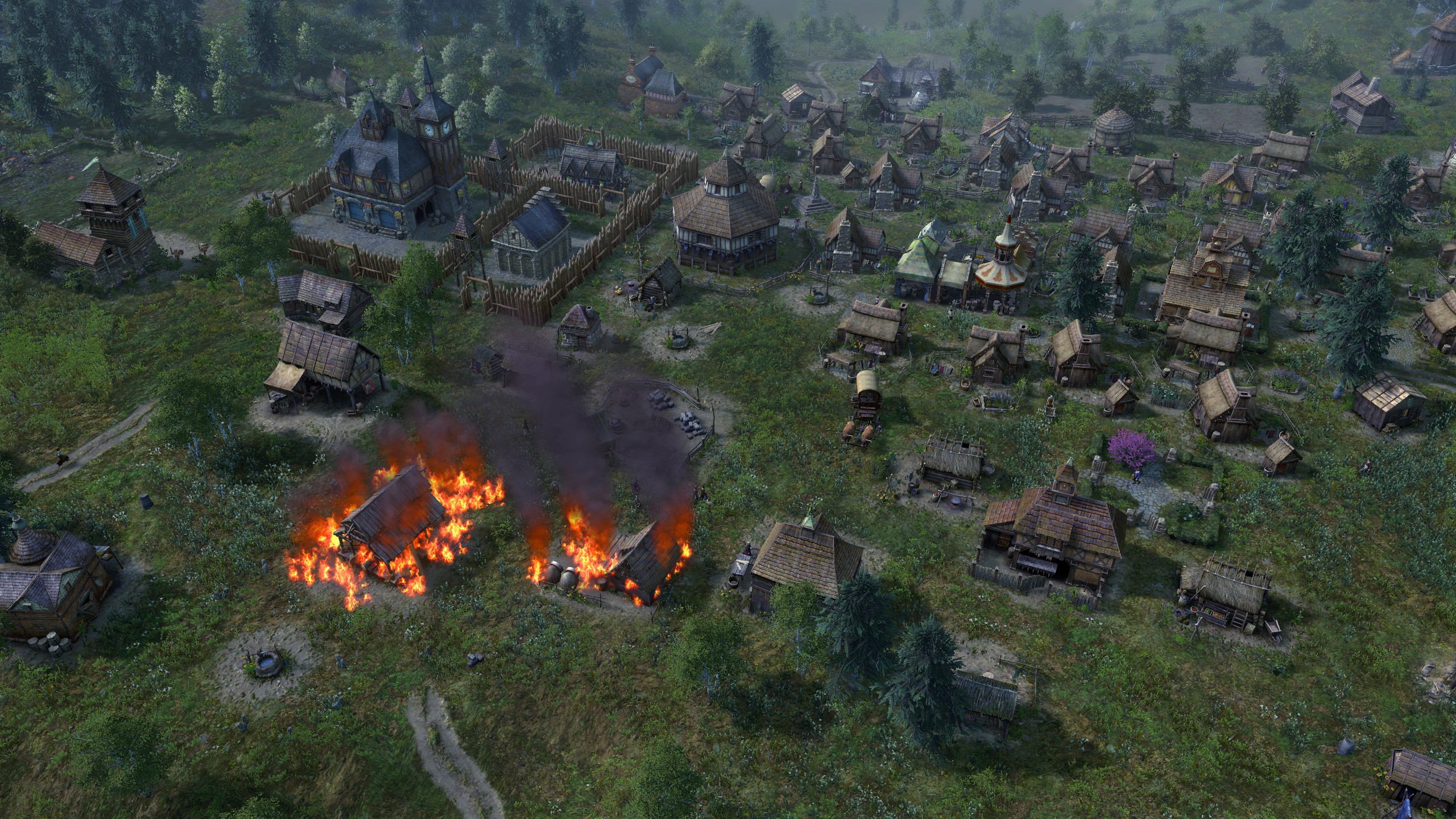 A medieval city
