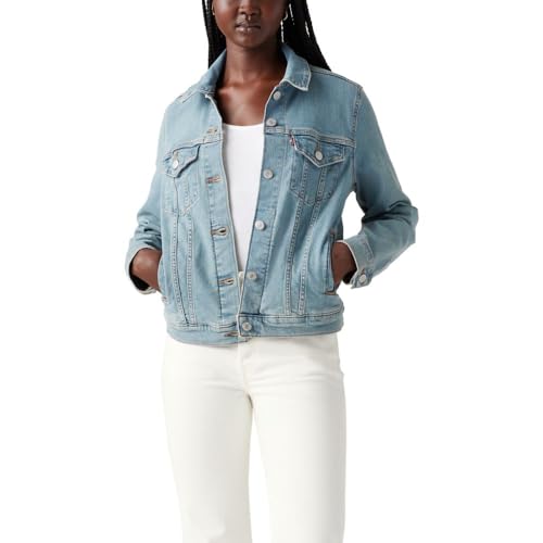 Levi's Womens Original Trucker (also Available in Plus) Denim Jacket, Jeanie, X-Small Us