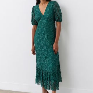 Finery London Midi Lace Dress