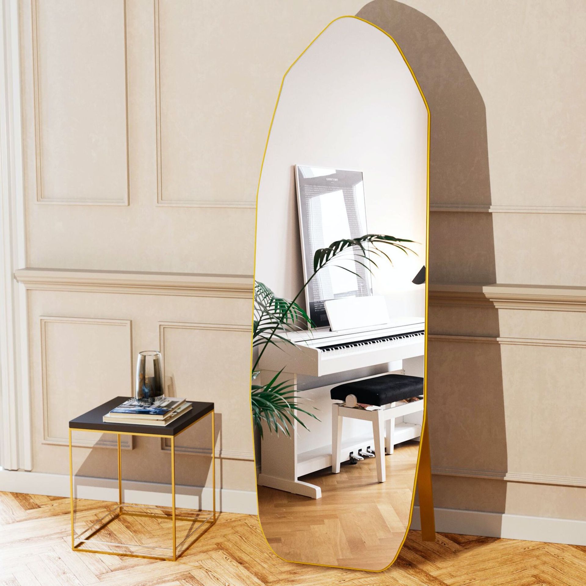 Cermin Berbentuk Berlian Puncak Kecantikan