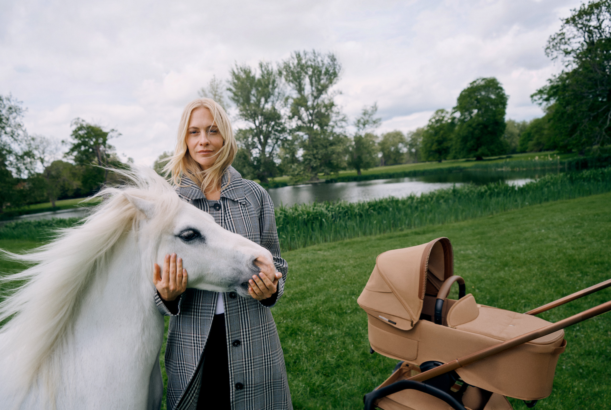 Poppy Delevingne is the face of the new Bugaboo x Stella McCartney collaboration