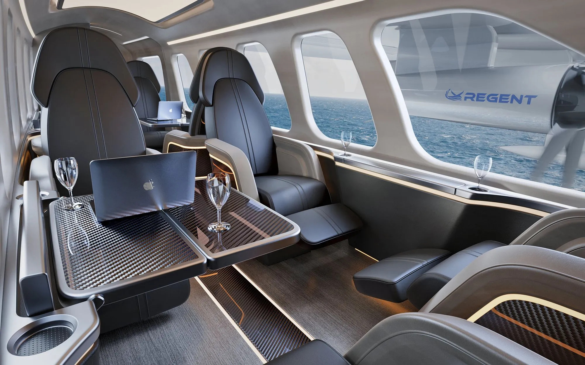 Regent Viceroy seaglider VIP passenger cabin render