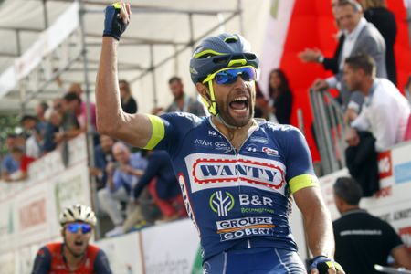 Andrea Pasqualon (Wanty-Groupe Gobert) scored the biggest win of his career at the 2017 Coppa Sabatini.