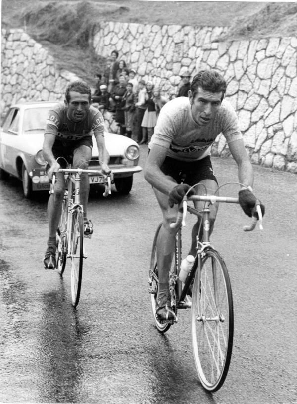 Gimondi leads Zilioli at the 1969 Giro