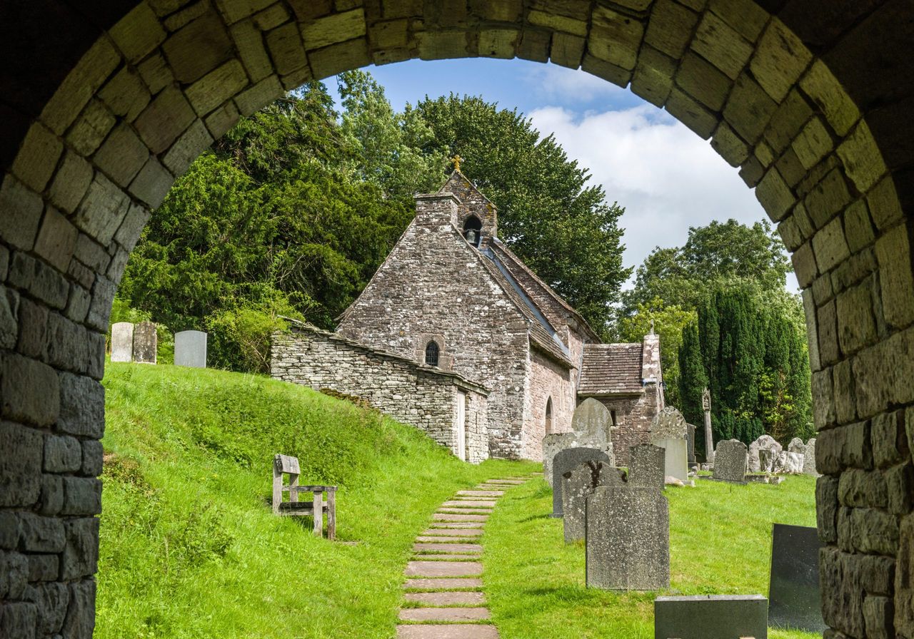 Partrishow Church near Abergavenny.