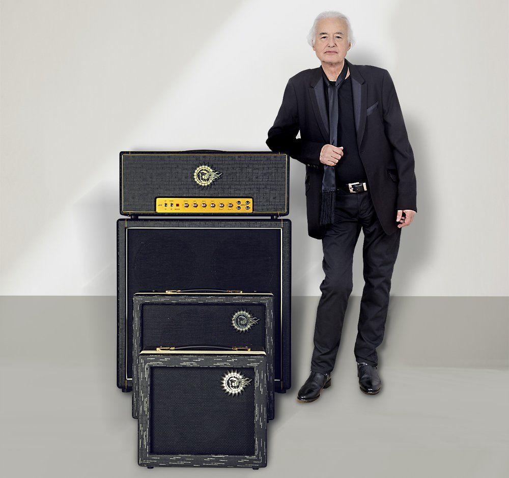 Jimmy Page with Sundragon amps