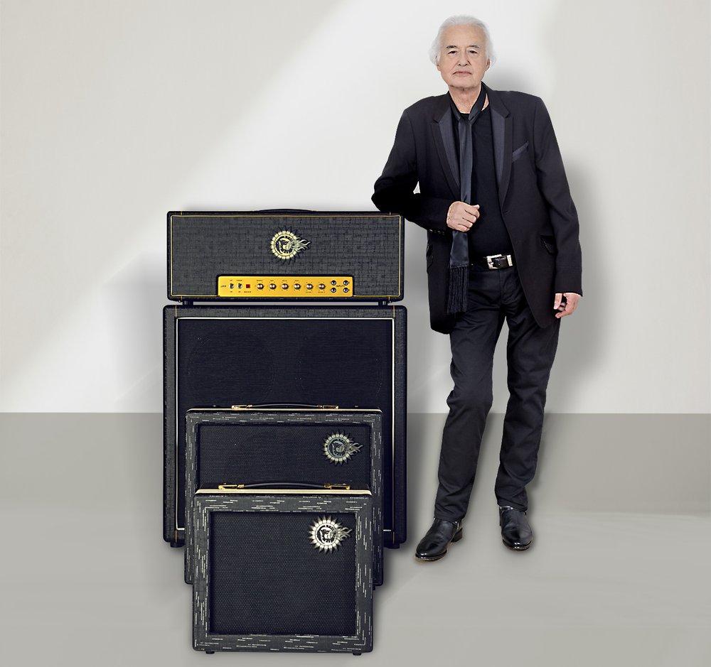 Jimmy Page with Sundragon amps
