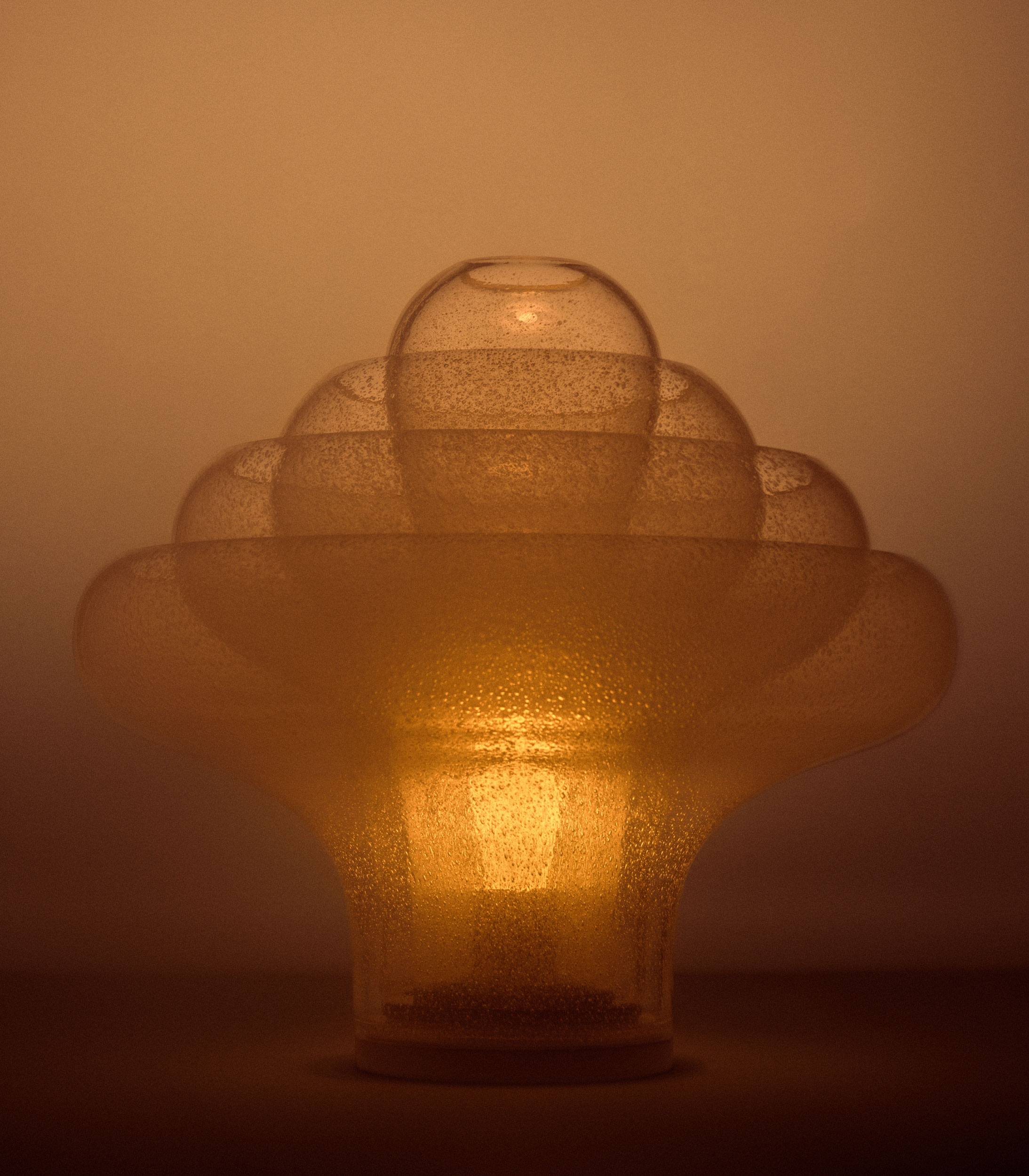 glass lamp by Carlo Nason reissued by Gubi