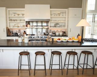 Ina Garten's kitchen island