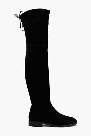 Stuart Weitzman Jocey Stretch-Suede Over-the-Knee Boots