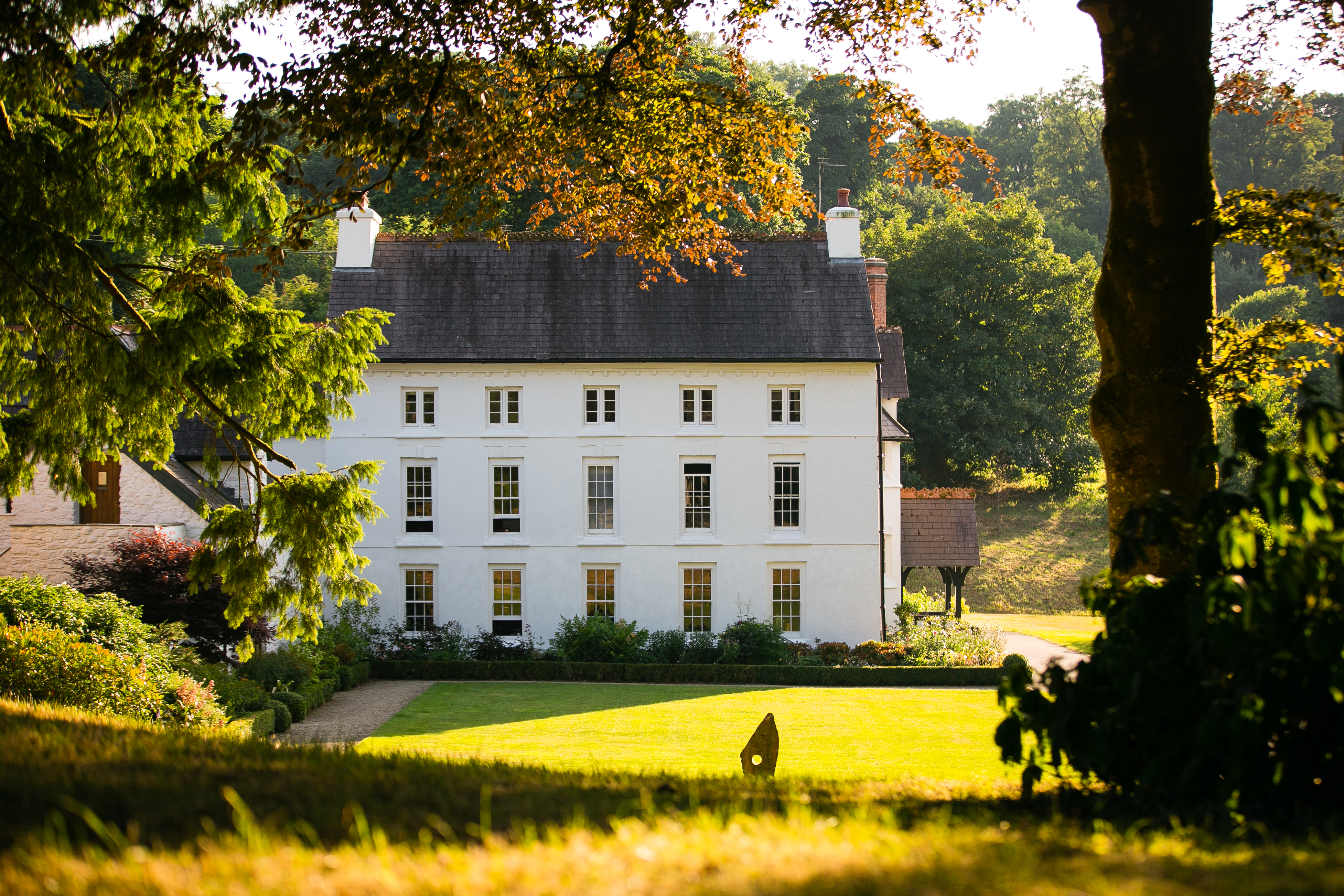 The buildings have been beautifully restored at Grove of Narberth