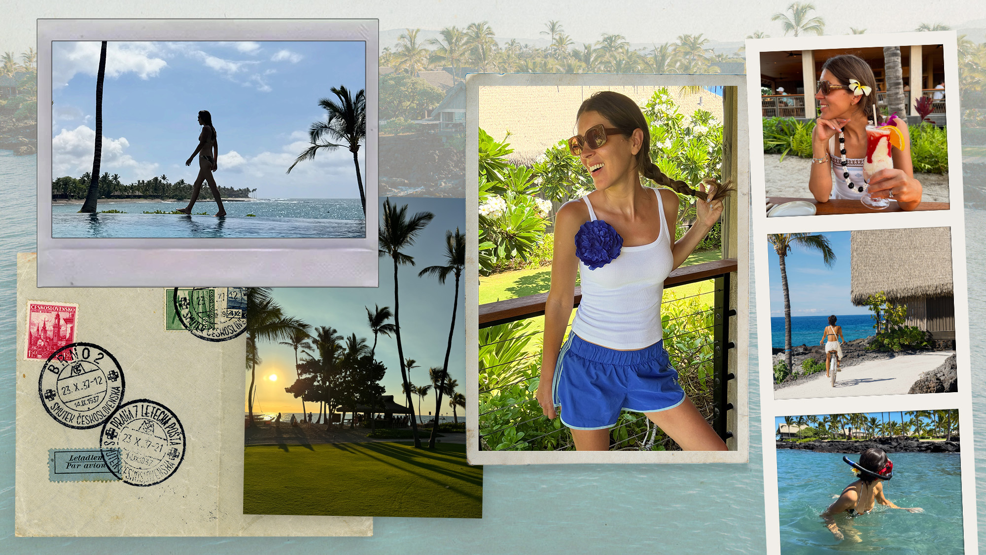 Judith Jones at Kona Village, Hawaii