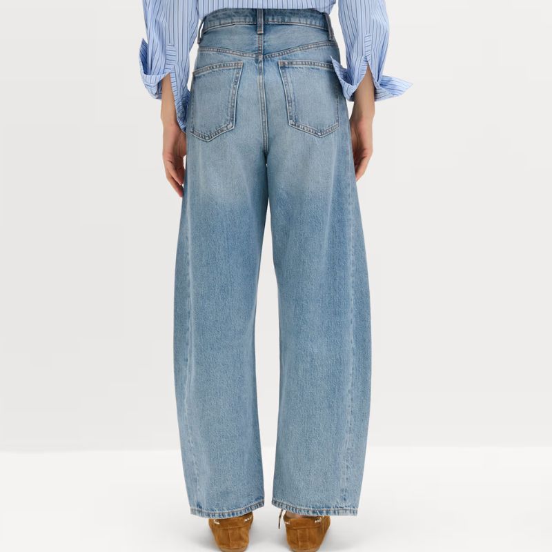 M&amp;amp;S , barrel leg jeans