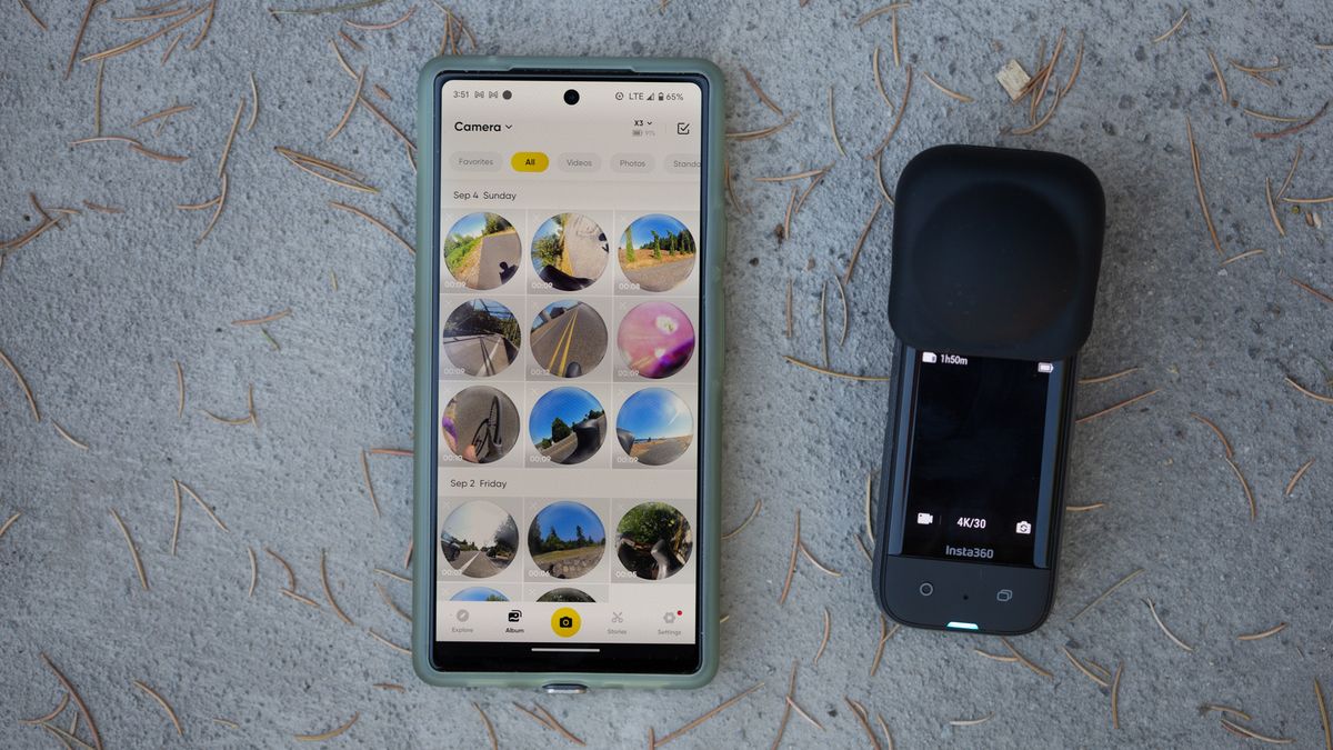 Insta360 X3 gallery view
