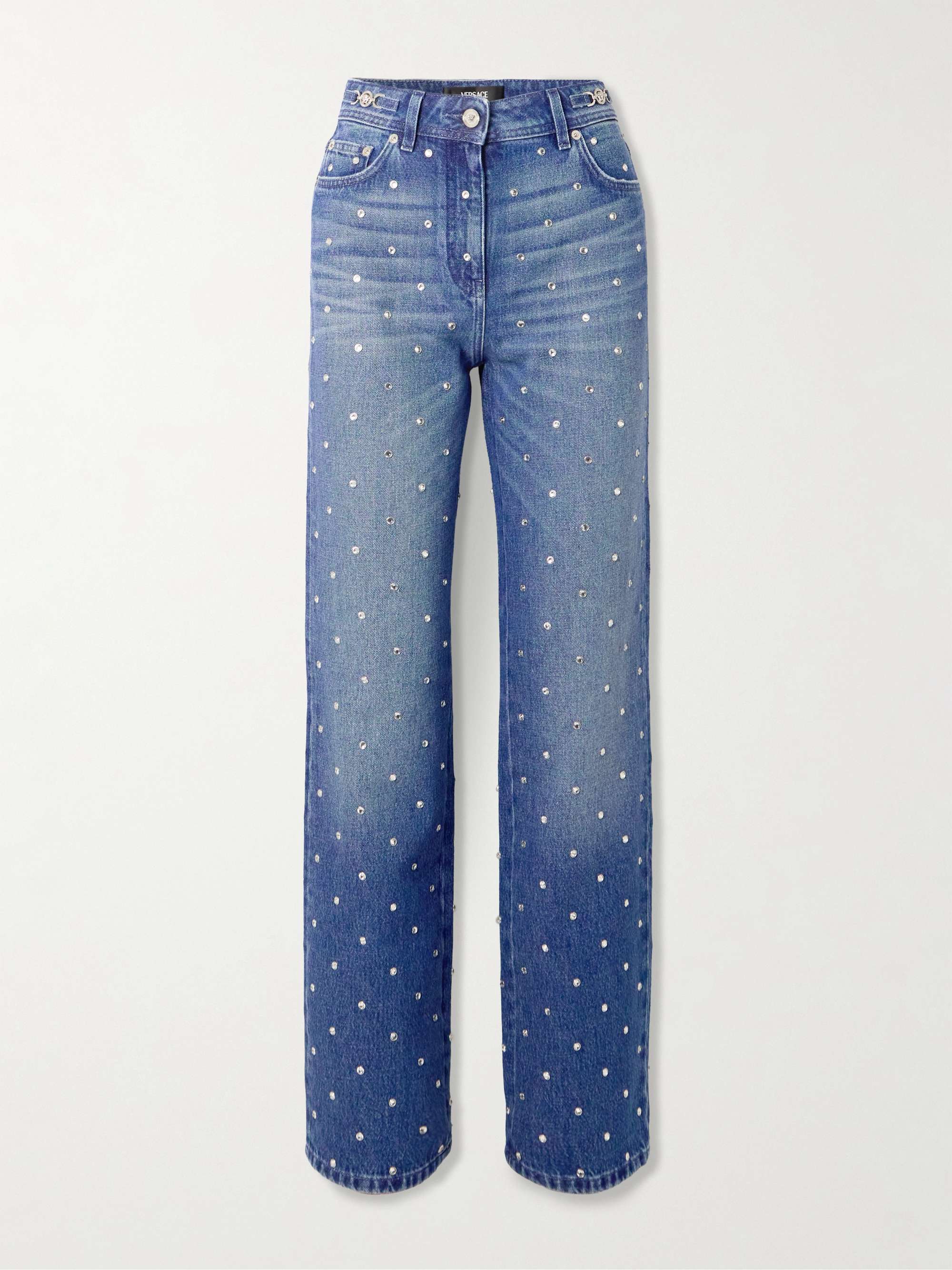 Crystal-Embellished Jeans