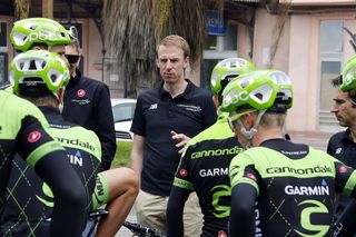 Charly Wegelius directs Cannondale - Garmin ahead of the team time trial course preview