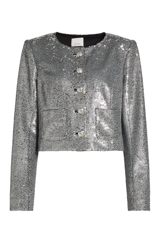 Cinq à Sept Randi Sequin Crop Jacket