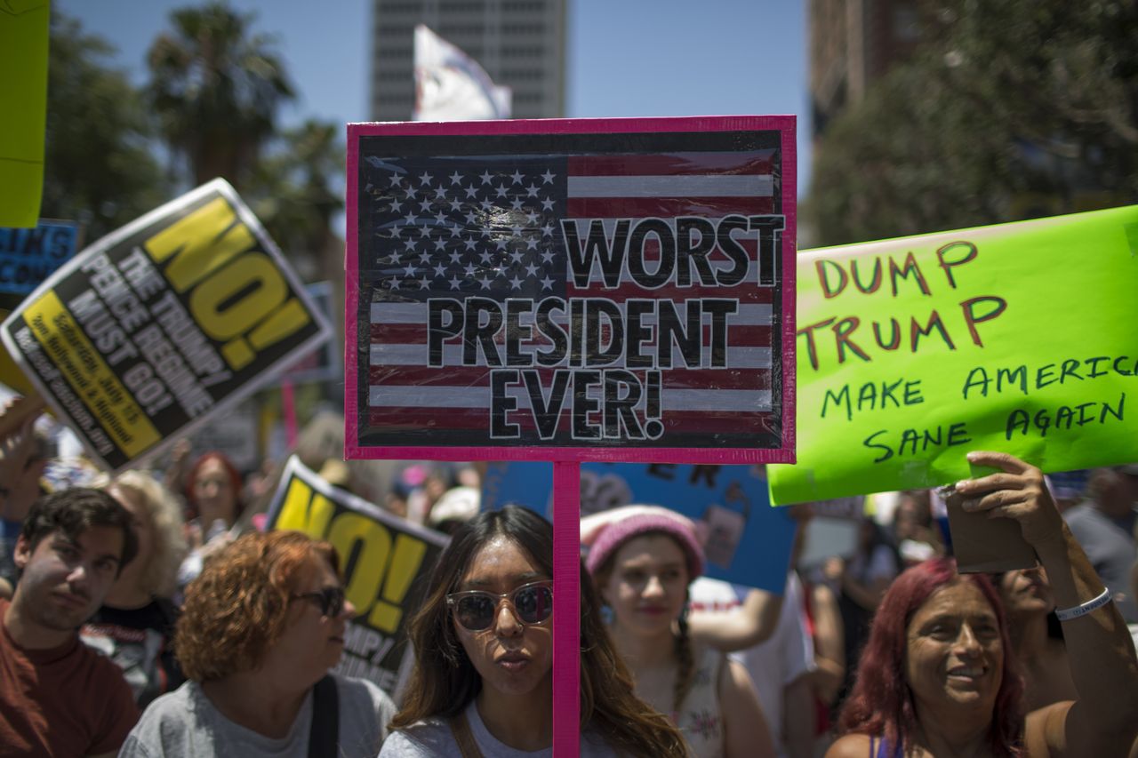 An impeachment march in L.A.