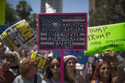 An impeachment march in L.A.