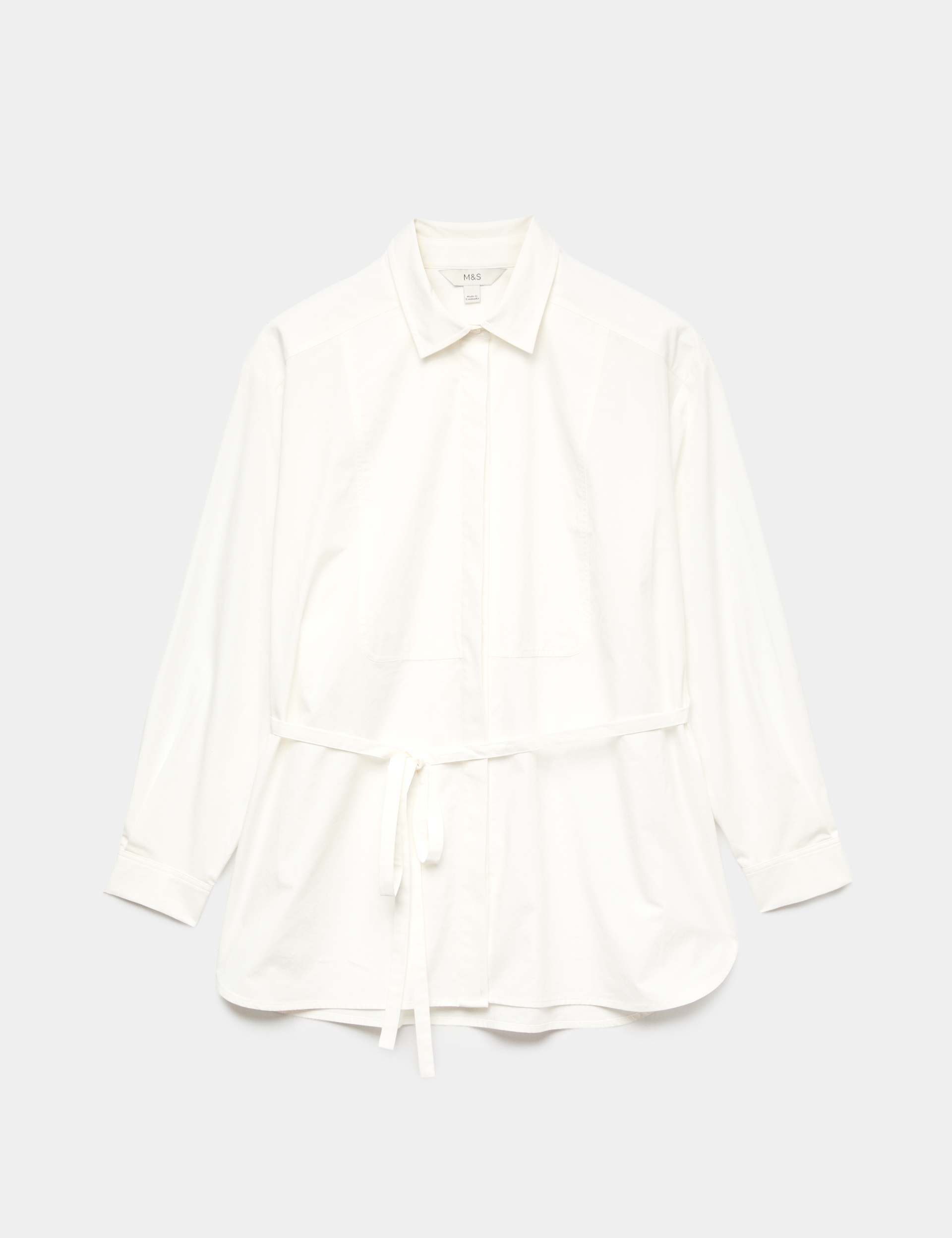 Tux Tie Back Detail Shirt