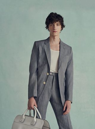 Tailored suits pinstripe jacket