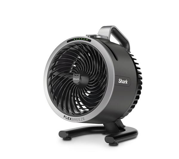 Shark Flexbreeze Hydrogo Fa050uk Portable 6.8" Misting Turbo Fan - Charcoal