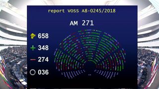 European Parliament vote result