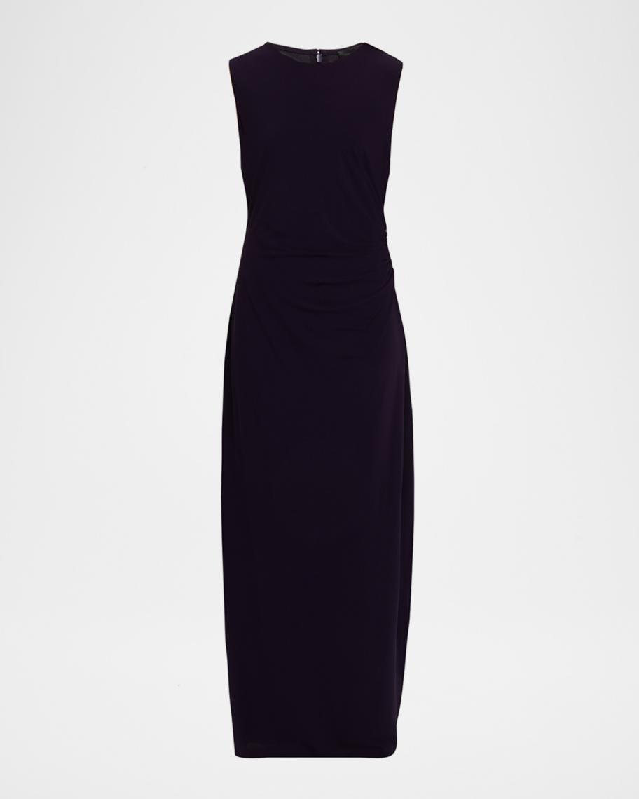 Sleeveless Jersey Column Gown