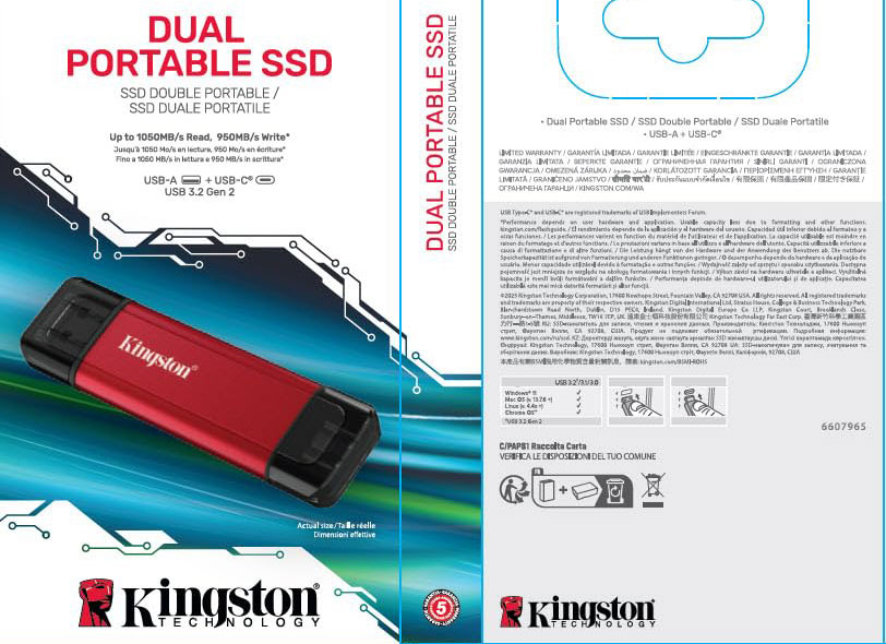 Kingston Dual Portable SSDs