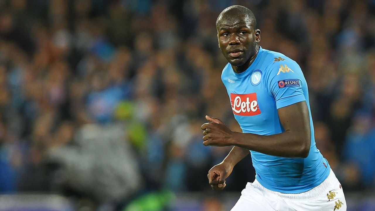 Kalidou Koulibaly in action for Napoli