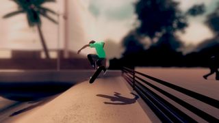 Skate City, a skateboarding game on Apple Arcade