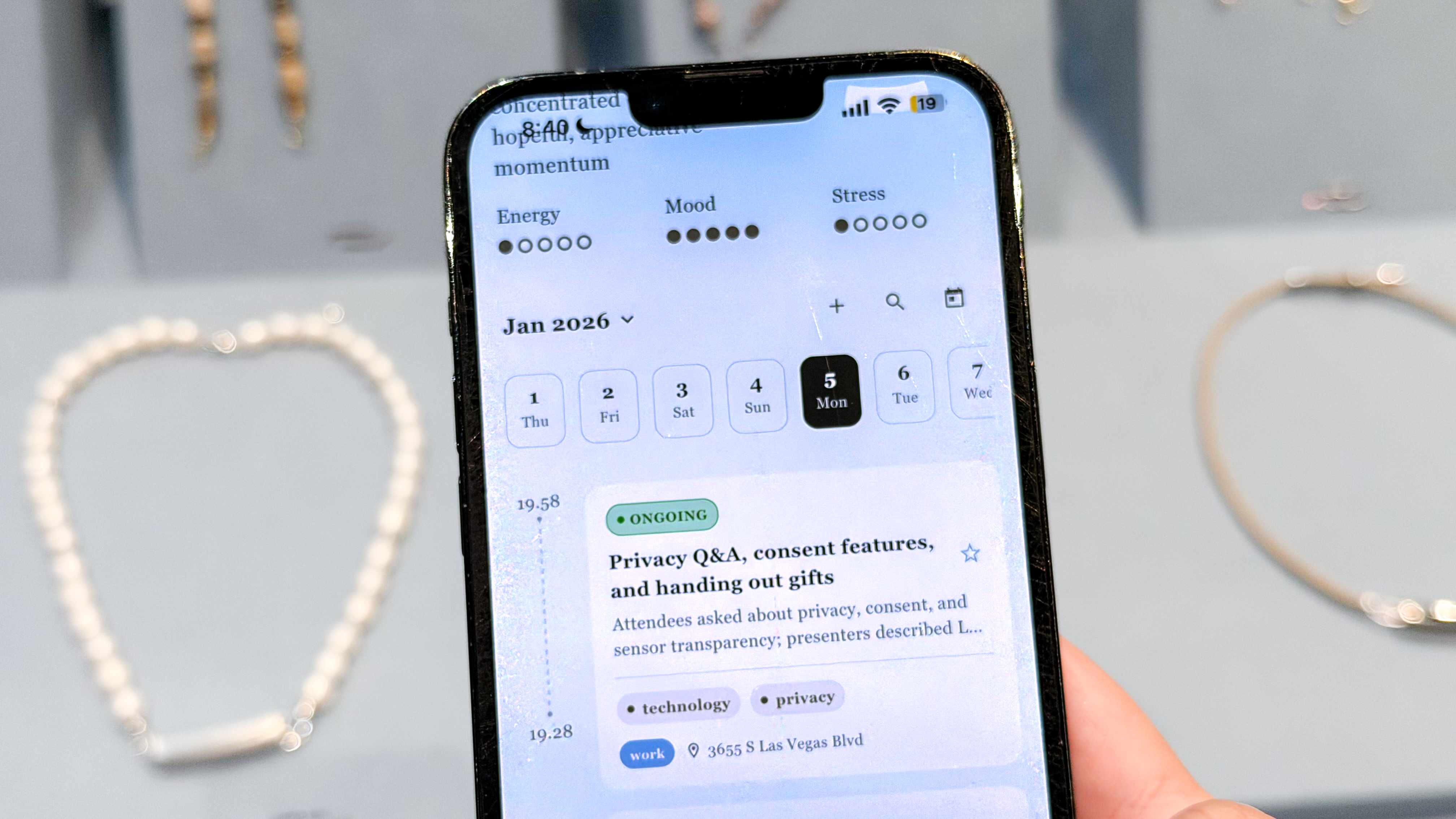 Nirva AI jewelry and app