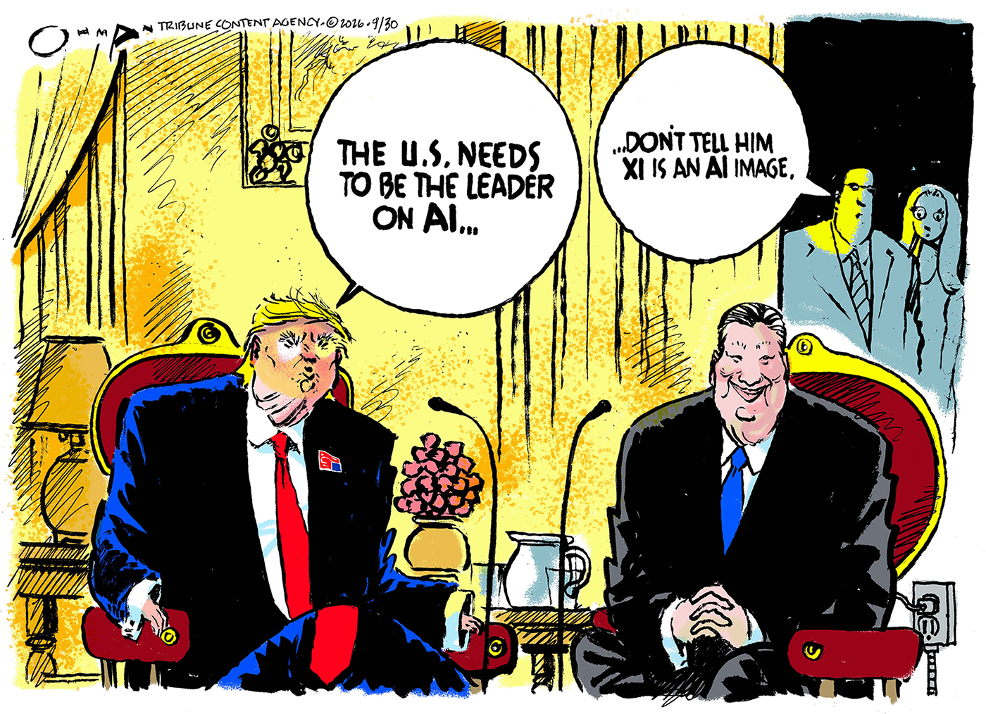 Political cartoon