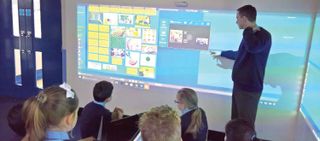 Students in the Riverview High School in Canada and Pheasey Park Farm Primary School in UK worked together as if they were in the same room, thanks to the Nureva Span visual collaboration solution and the HDL300 audio conferencing system.