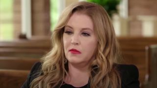 Lisa Marie Presley during interview