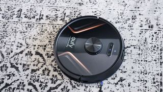 Eufy RoboVac X8 Hybrid on carpet