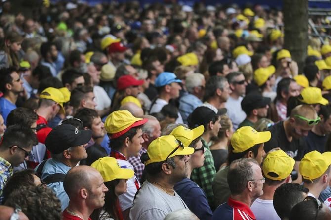 Everyone was getting all yellow.