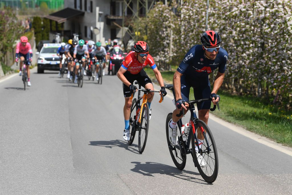 Gianni Moscon (Ineos Grenadiers) goes on the attack