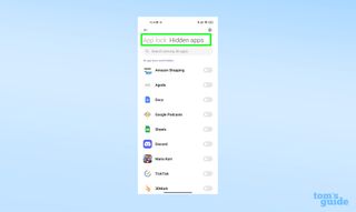 How to hide apps on Android - Xiaomi hidden apps