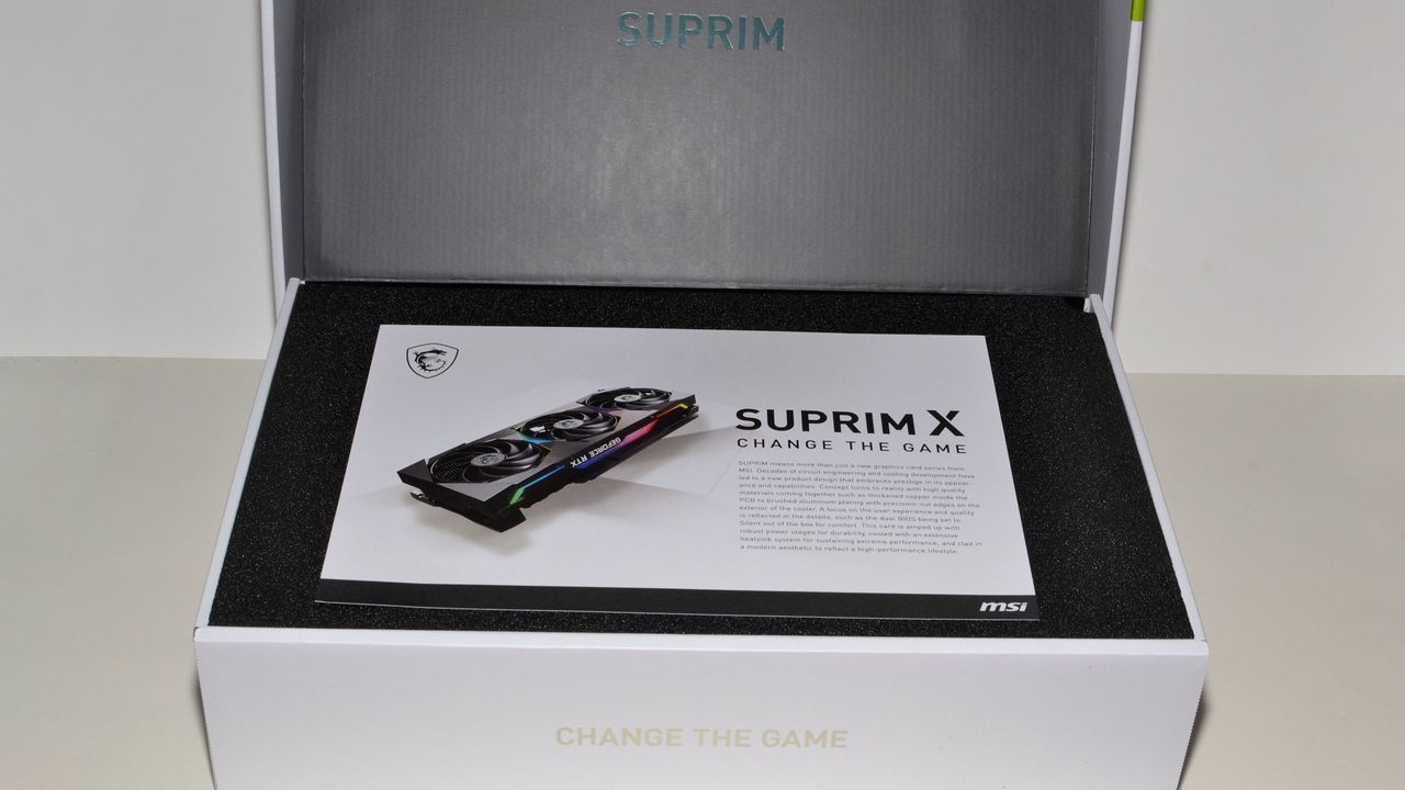 MSI GeForce RTX 3080 12GB Suprim X