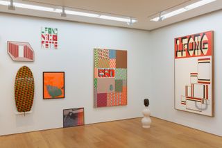 View of Barry McGee’s solo exhibition ‘The Other Side’ at Perrotin Hong Kong