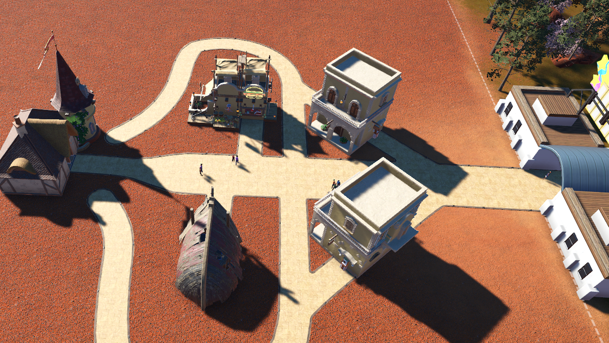 Trying to build a profitable Coaster park without a single ride