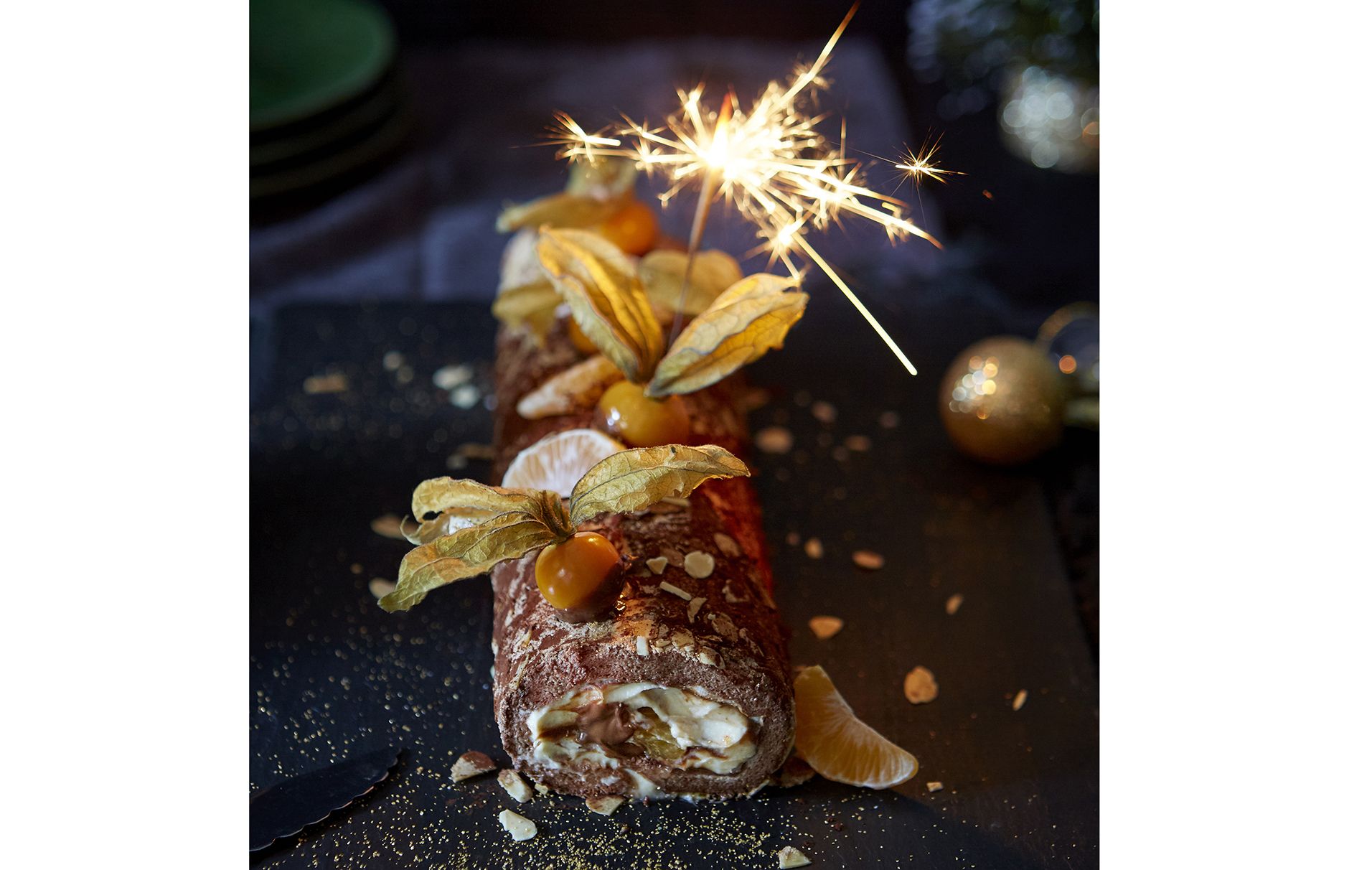 Baileys and chocolate roulade recipe