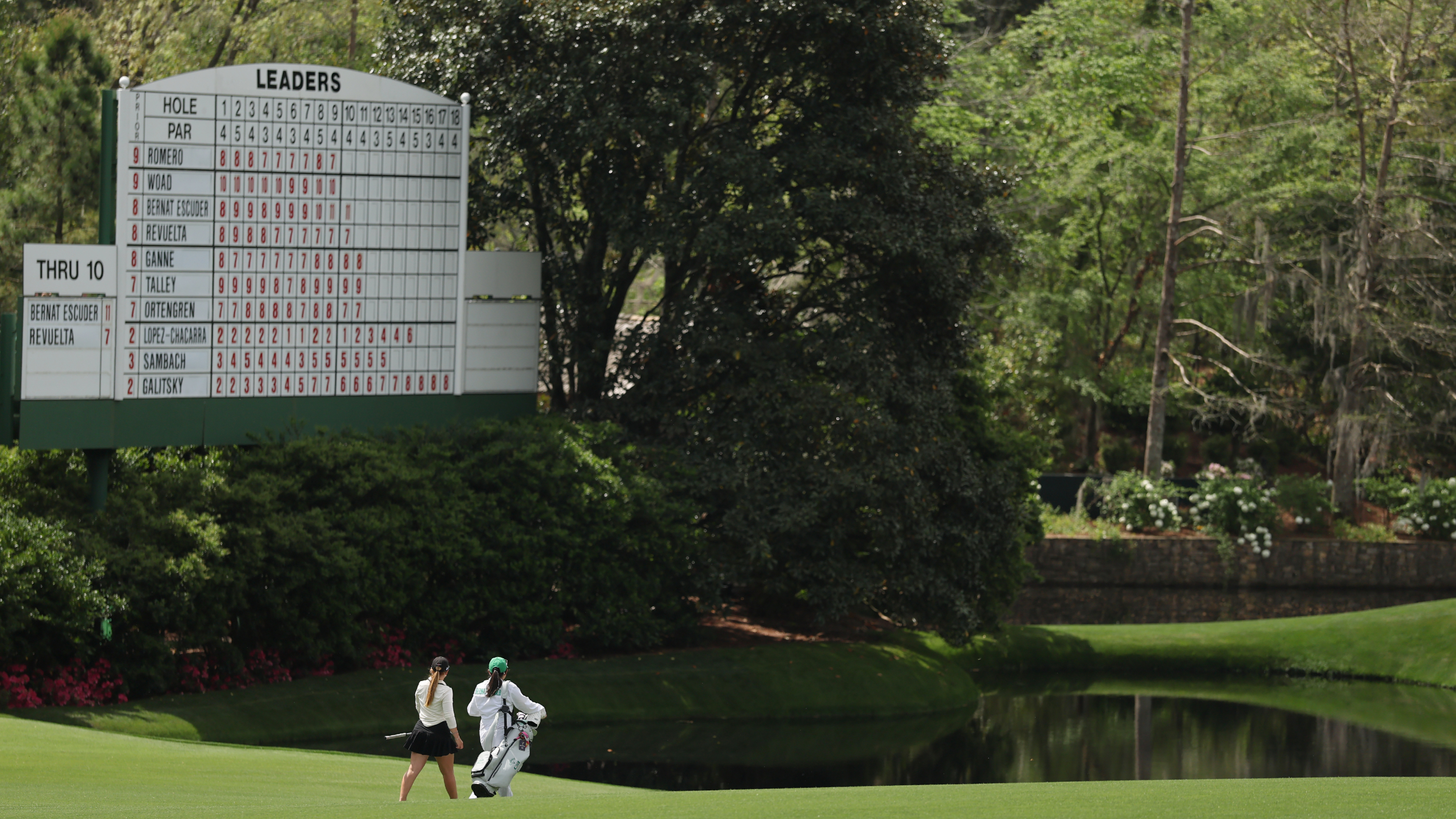 The 11th hole in the Augusta National Women's Amateur