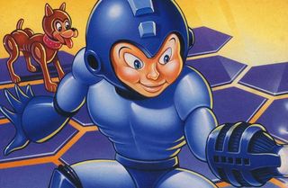 The cover art for Mega Man's PC port